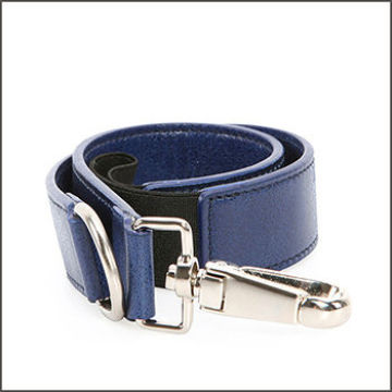 Stretch Snap Buckle Elastic PU Cintos para as Mulheres